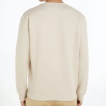 Sweat Tommy Hilfiger gris beige