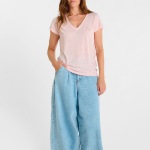 T Shirt Le Temps des Cerises femme Ona rose