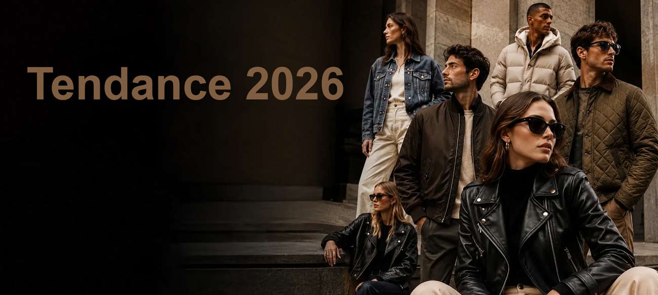 Tendances blousons et manteaux homme et femme hiver 2026