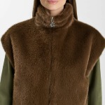 Veste réversible sans manches Le Temps des Cerises Fauve