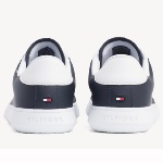 Chaussures Tommy Hilfiger homme en cuir bleu marine