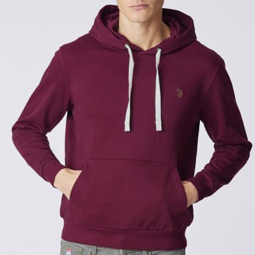 Sweat à capuche Us Polo Assn Lex bordeaux