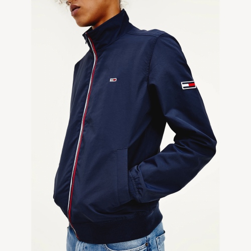 Blouson homme Tommy Hilfiger Jeans bleu marine type veste mi saison