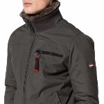 Blouson Tommy Hilfiger homme modèle Donovan Bomber gris raven