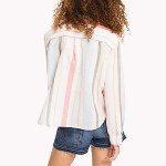 Chemise femme Tommy Hilfiger Jeans en lin multicolore