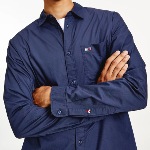 Chemise regular Tommy Hilfiger homme bleu marine