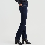 Jean Levi's ® femme 724 High Rise straight brut to the nine coupe droite taille haute