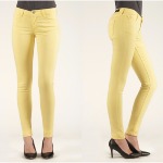 Pantalon Le Temps des Cerises 316 couleur jaune limoncelo