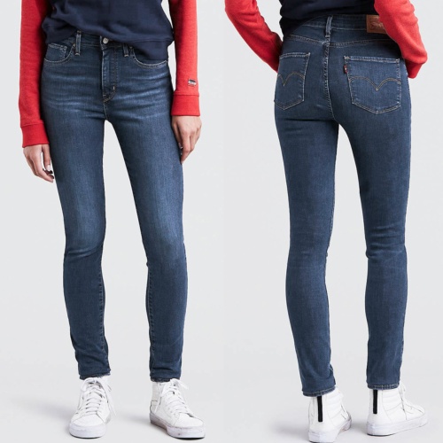 Jean Levis femme 721 Game On skinny taille haute