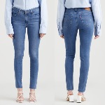 Jeans femme Levi's ® 711 skinny taille mi haute délavage bogota fly