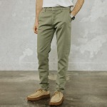 Pantalon chino Freeman T Porter Gino Epic kaki