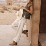 Pantalon large Freeman T Porter Alice Palmae