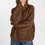 Pull Femme Le Temps des Cerises Nyx marron