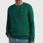 Pull Tommy Hilfiger Jeans vert pour homme