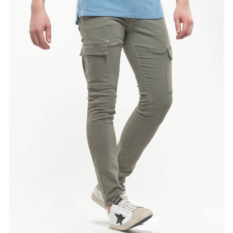 Le Temps des Cerises Pantalon Army Jogg Slim Andrew Gris Japan RAGS