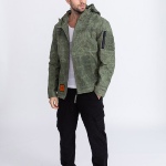 Veste gabardine Bombers Original Elelson Kaki