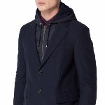 Manteau Blazer homme Tommy Hilfiger modèle Jerry bleu marine