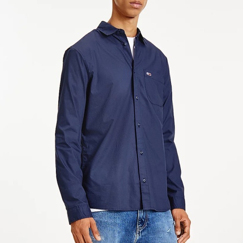 Chemise regular Tommy Hilfiger homme bleu marine