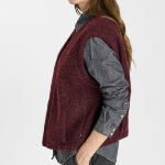 Gilet sans manches Le Temps des Cerises Badis bordeaux