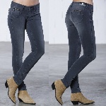 jean femme Freeman T Porter Alexa slim gris fuliet en promo