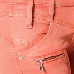 Jean femme Freeman T Porter Amelie Magic Color orange paprika en promo