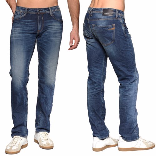 Jeans Japan Rags 812 Basic WT301 pour homme coupe droite