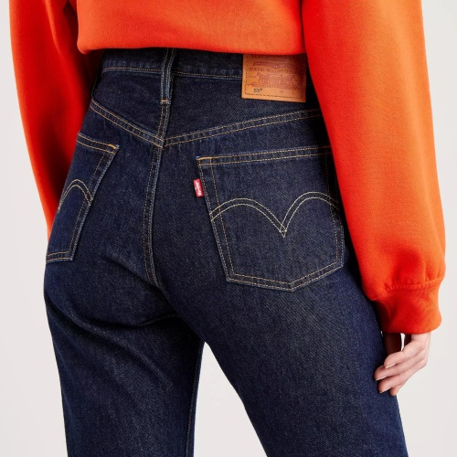 Jeans Femme Rica Lewis - Coupe Droite Taille Haute - Denim Stretch Brut Zelda - 99% Coton
