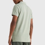 Polo Tommy Hilfiger Jeans homme en coton stretch faded willow