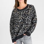 Pull femme Le Temps des Cerises Dallas Léopard noir