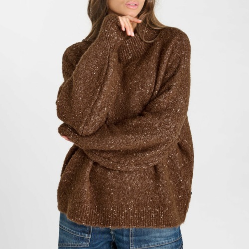 Pull Femme Le Temps des Cerises Nyx marron