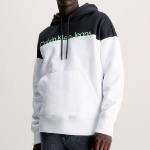 Sweat Hoodie Calvin Klein Ck Jeans blanc et noir