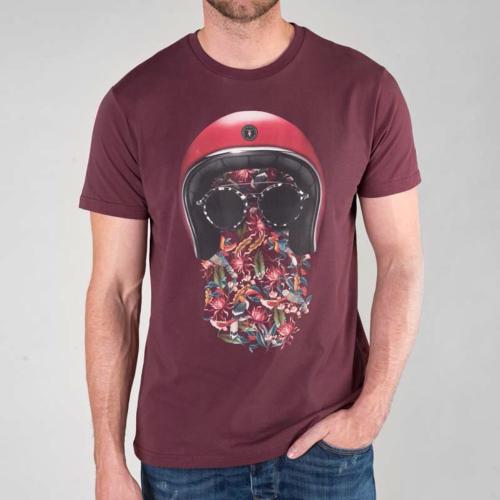 T Shirt Le Temps des Cerises homme Gregor bordeaux