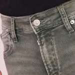 Jogg Jeans Le Temps des Cerises 711 gris kaki w5192