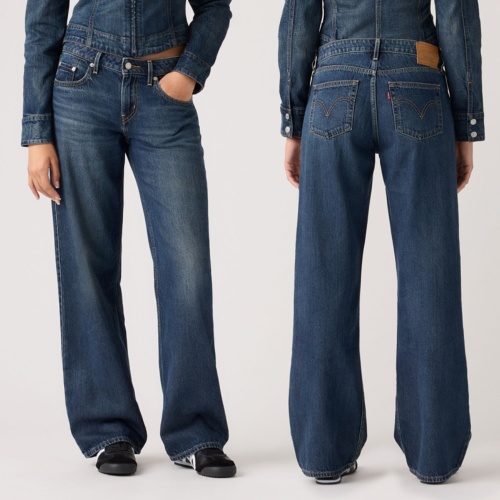 Jeans taille basse large Levis ® femme Low Loose