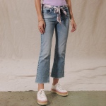 Jeans bootcut cropped Freeman T Porter femme Norma Palermo Med