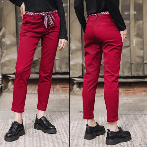 Pantalon Freeman T Porter femme Claudia rouge