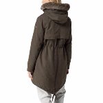 Parka Tommy Hilfiger femme modèle Giulia black olive