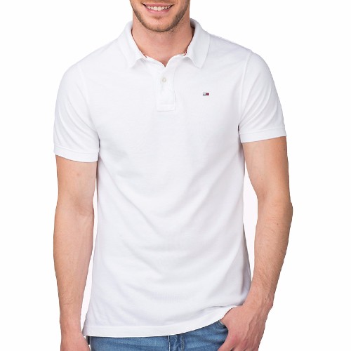 Polo Tommy Hilfiger modèle Pilot Polo blanc pour homme