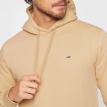 Sweat à capuche beige Tommy Hilfiger Jeans pour homme