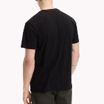 T Shirt noir Tommy Hilfiger Jeans avec logo brodé