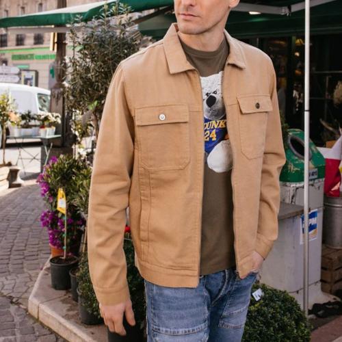 Veste homme Le Temps des Cerises Limon camel