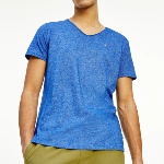 T Shirt Tommy Hilfiger Jeans homme bleu jaspé