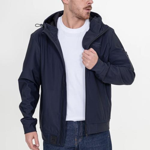 Veste capuche softshell Bombers Original Moorehead navy