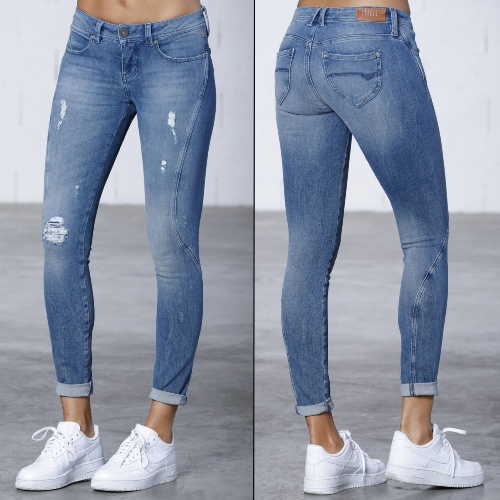 jean femme Freeman T Porter Tracie super slim feller en promo