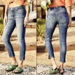 Jeans Freeman T Porter femme Gaelle Pacific slim taille haute