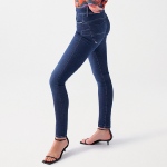 Jeans slim Salsa femme Secret bleu foncé