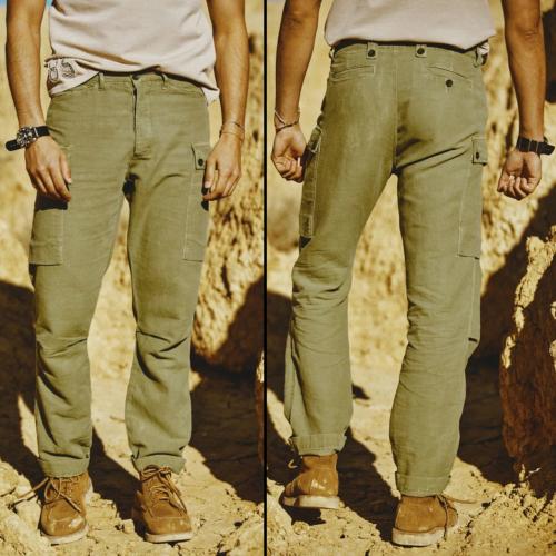 Pantalon Cargo Treillis Freeman T Porter homme Hashes kaki