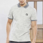 Polo Freeman T Porter homme Ridley Sand gris chiné