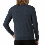 Pull Tommy Hilfiger homme modèle Ethan bleu marine chiné col rond