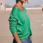 Pull femme Freeman T Porter Isabel vert